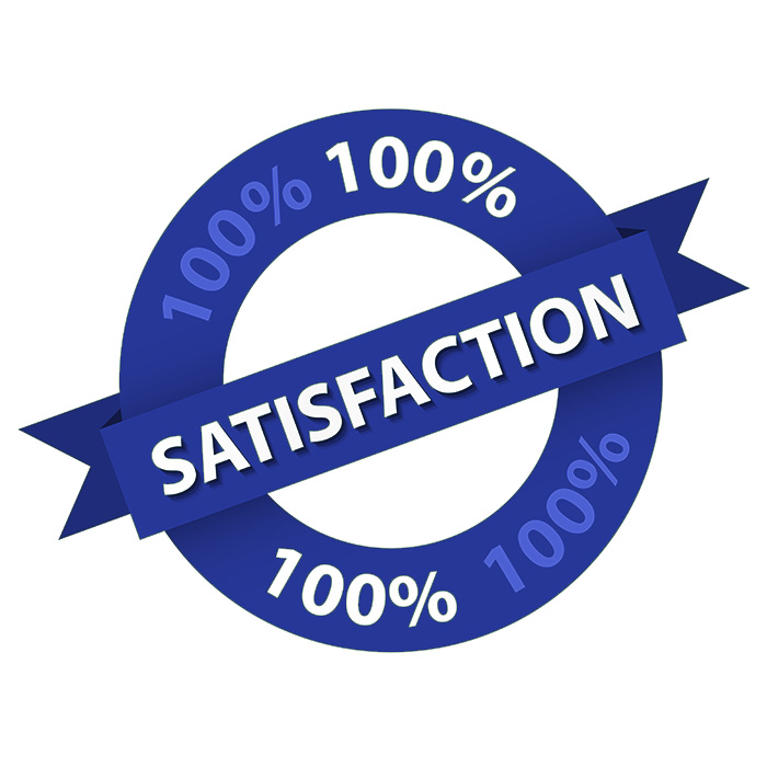 Satisfaction guaranteed banner