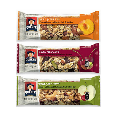 Quaker Oats nut bars